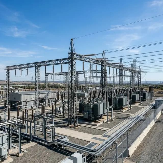 Electrical substation and cross-asset energy management systems infrastructure