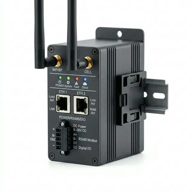 Industrial IoT gateway for remote diagnostics